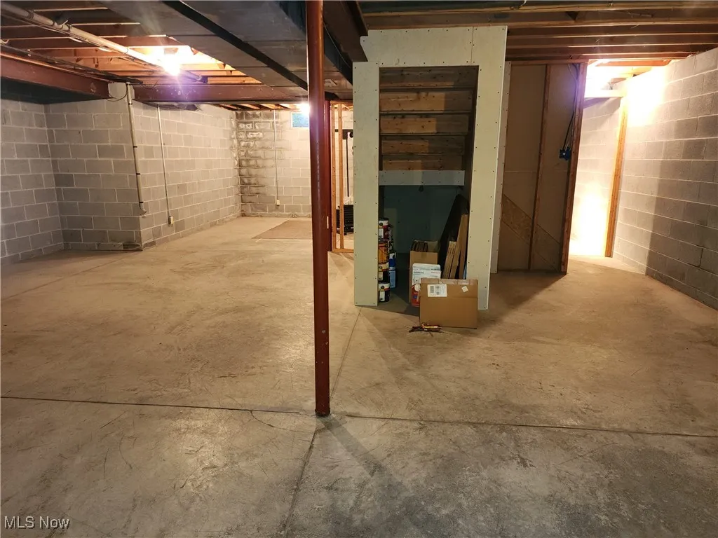Unfinished basement
