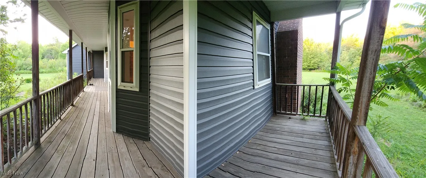 View of wrap around porch