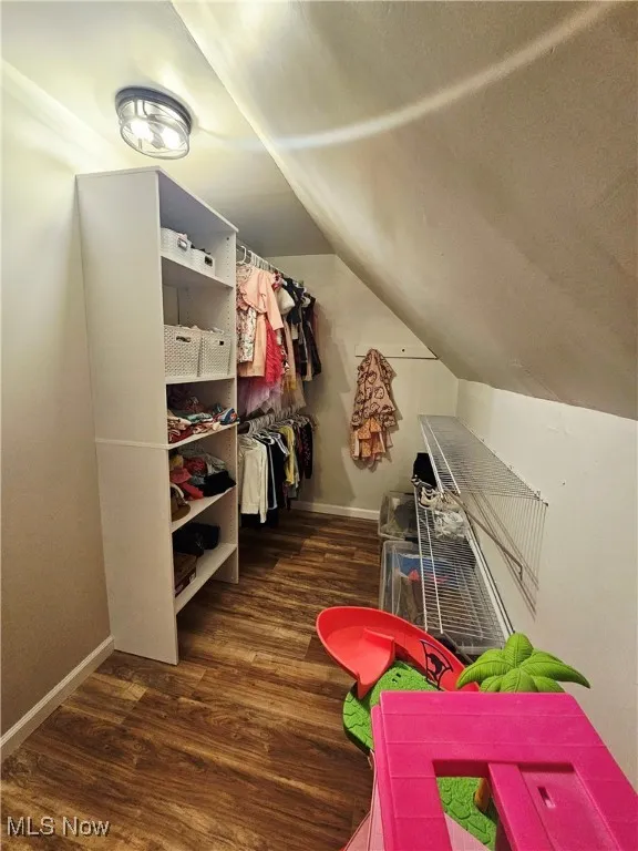 Walk in master closet