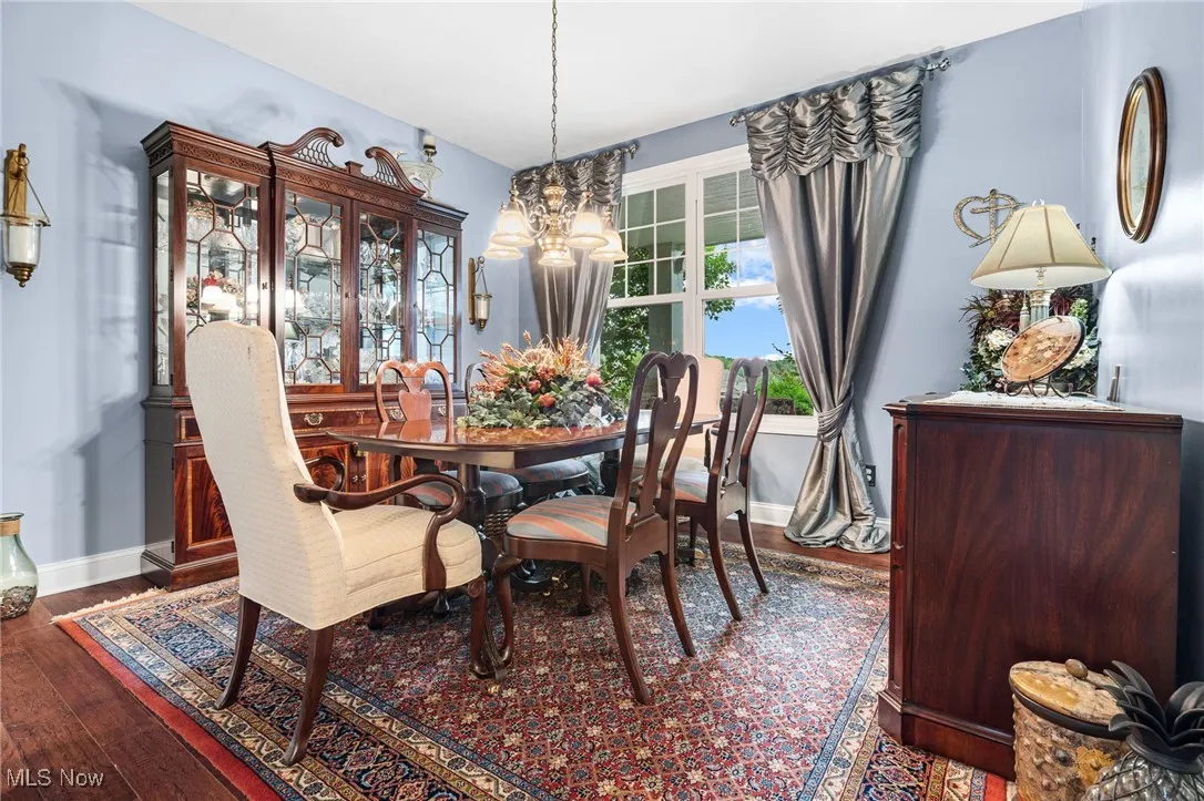 Dining room off the foyer