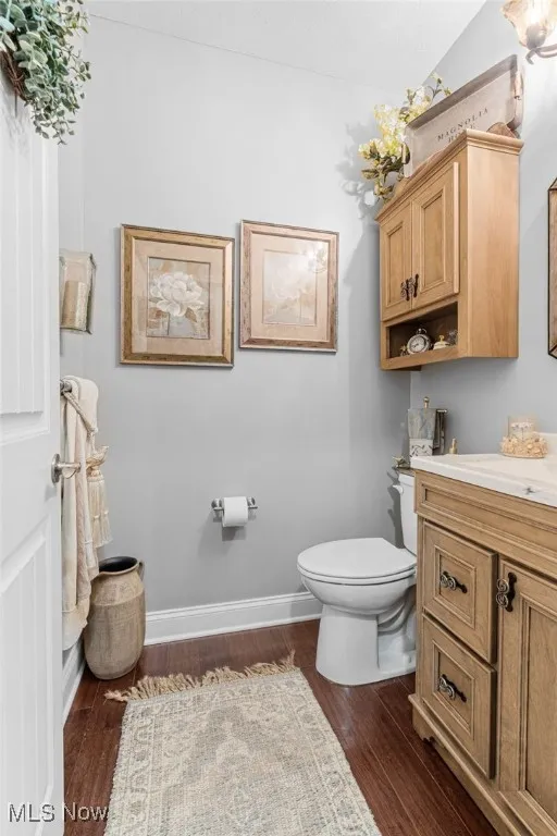 First floor half bath