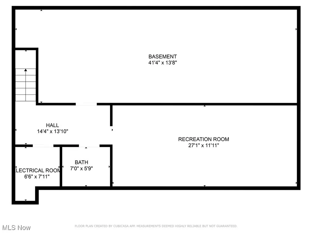 View of floor plan / room layout