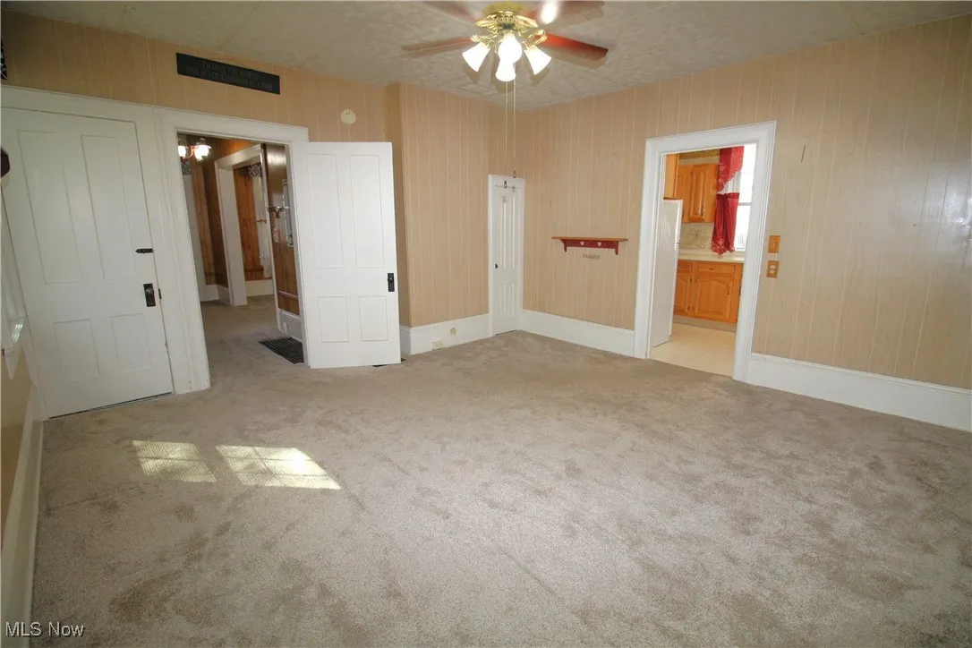 Dining room off of kitchen.