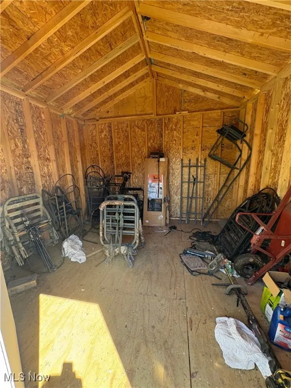View of storage room
