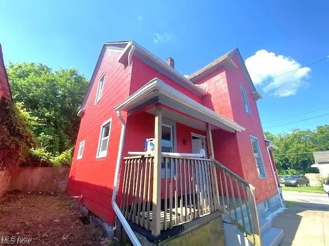 View of front facade featuring a porch