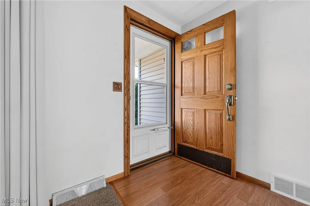 Custom, handcrafted front door.