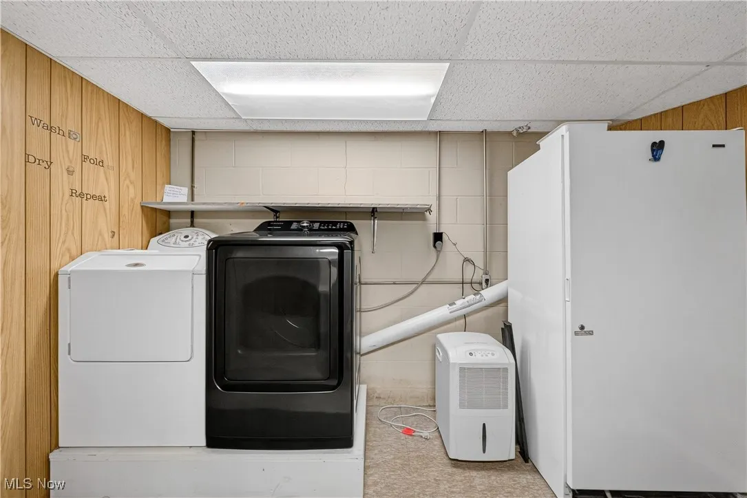 Washer and Dryer and Secondary freezer stay!