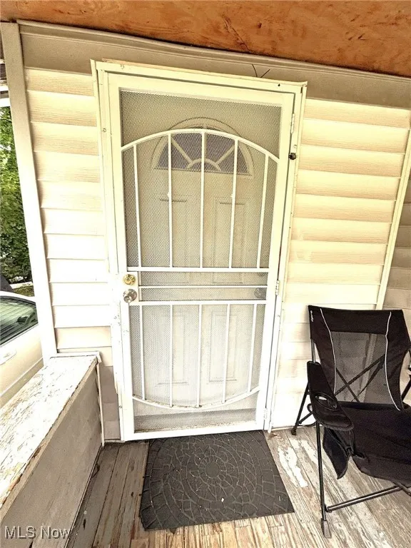 Doorway to property