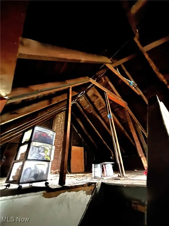View of attic