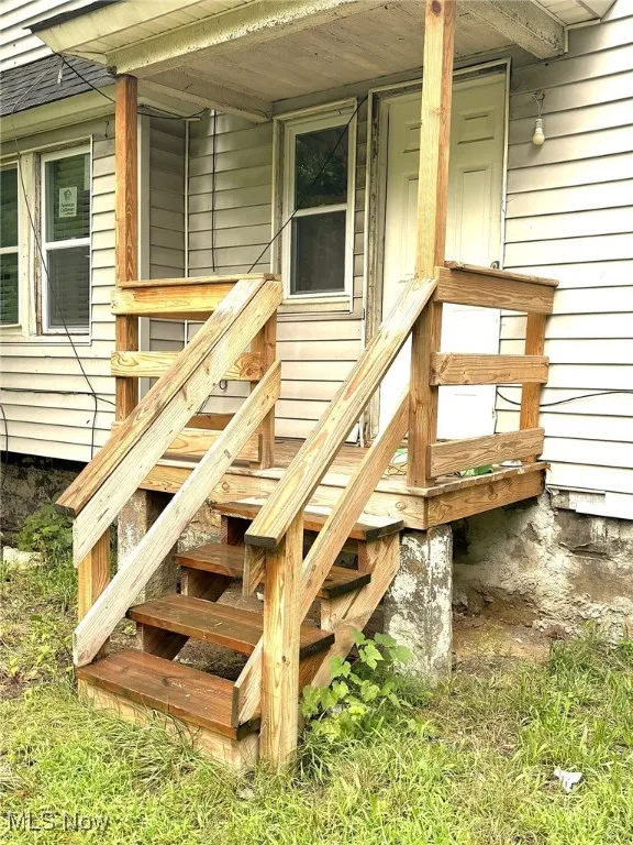 Doorway to property
