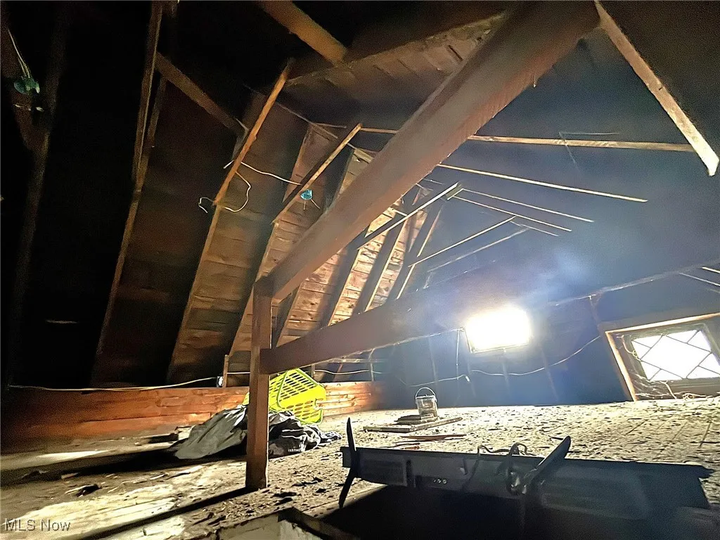 View of attic