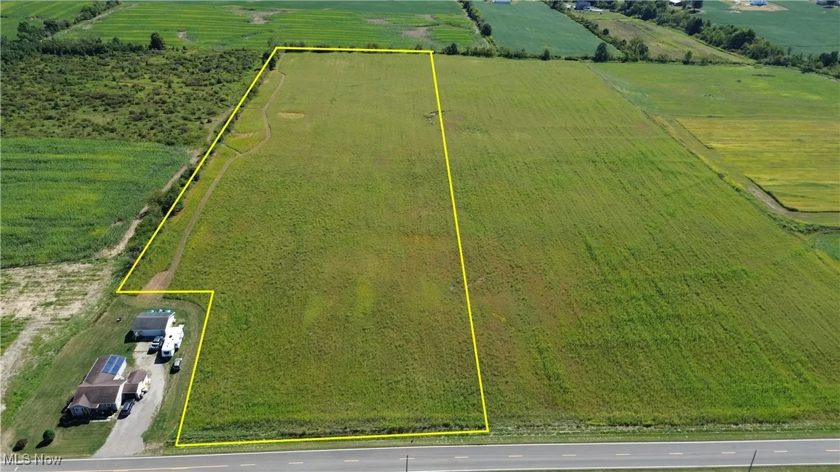 View of rural area with property parcel approximately outlined