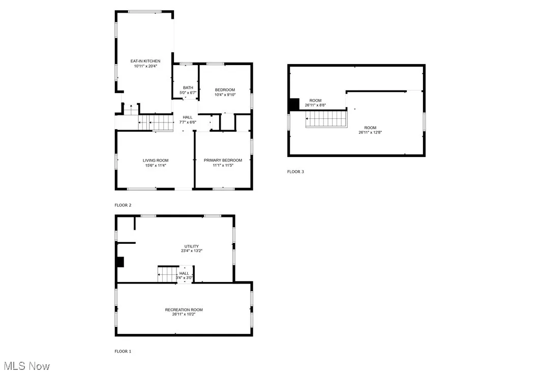 Floor plan of home