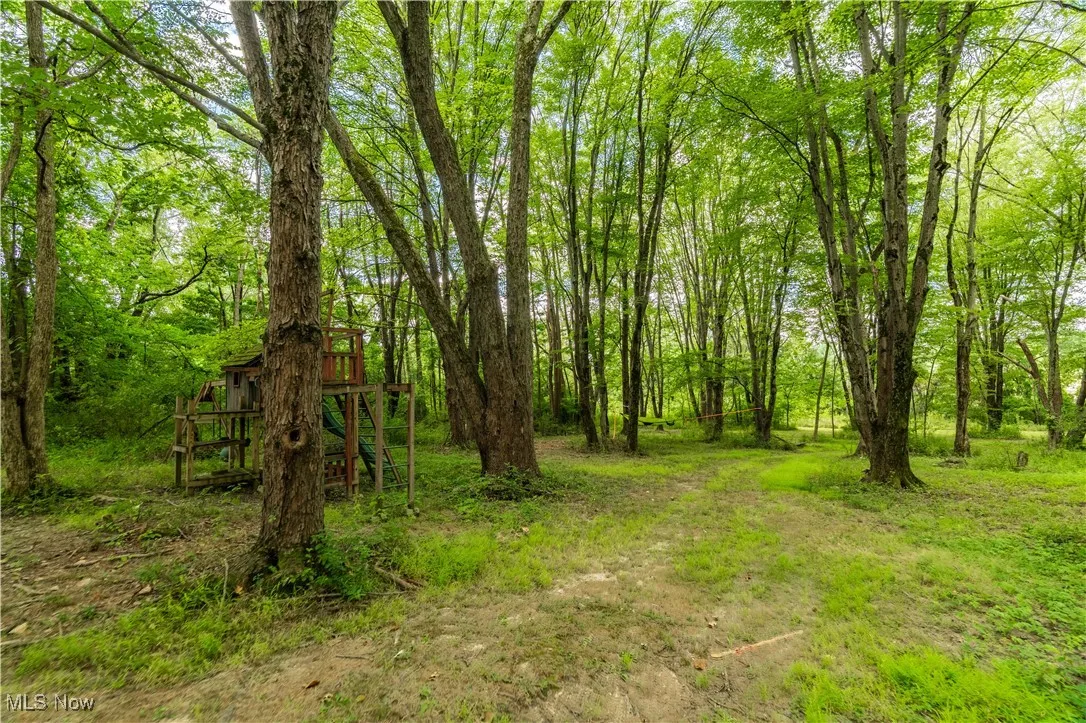 The five acres are private yet close to all the conveniences of Jackson Twp.