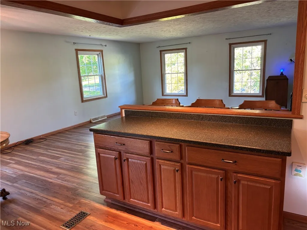 large living room open concept from kitchen