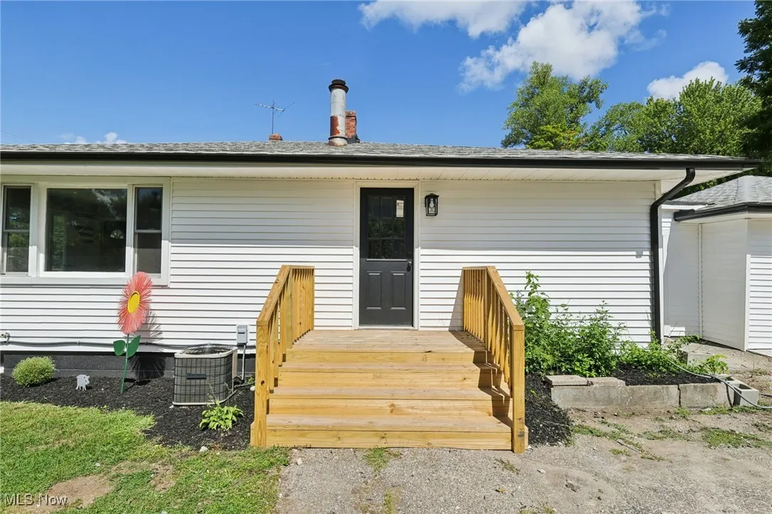 Rear view of house