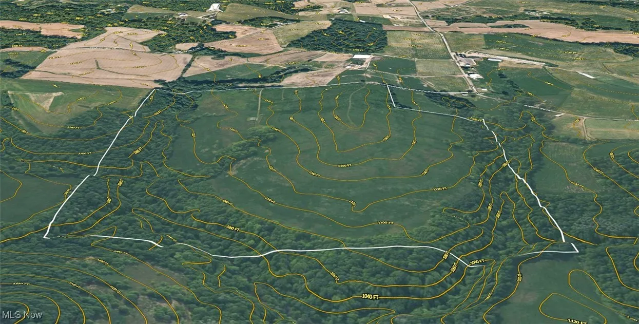 Aerial map of property and surrounding area