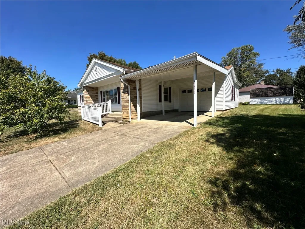 Side view of home