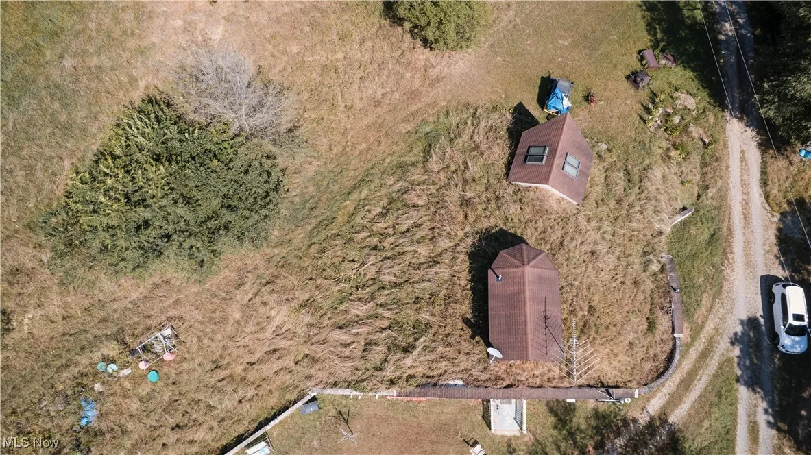 Aerial view of property and surrounding area