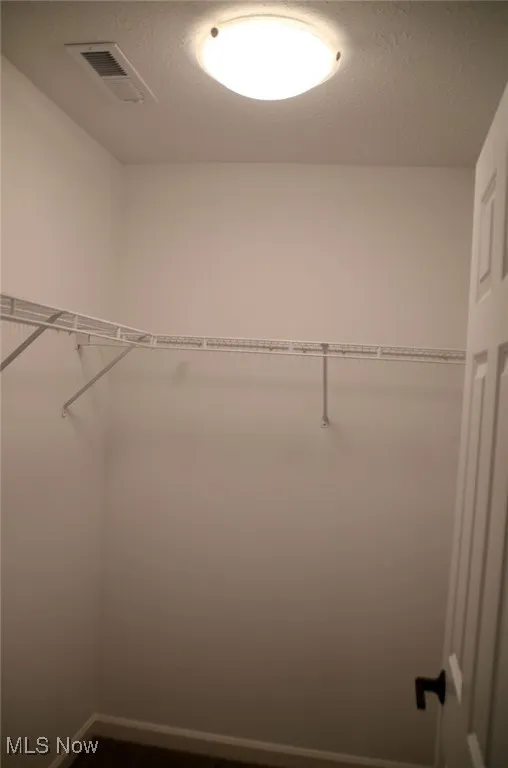 View of spacious closet