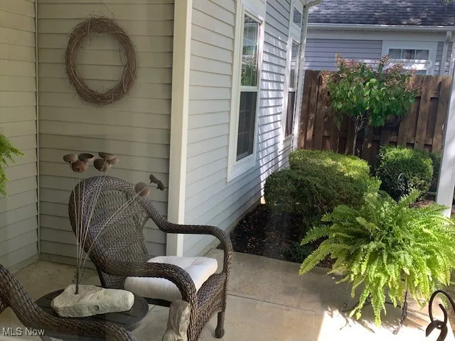 Family room sliding door leads to the covered patio outside.