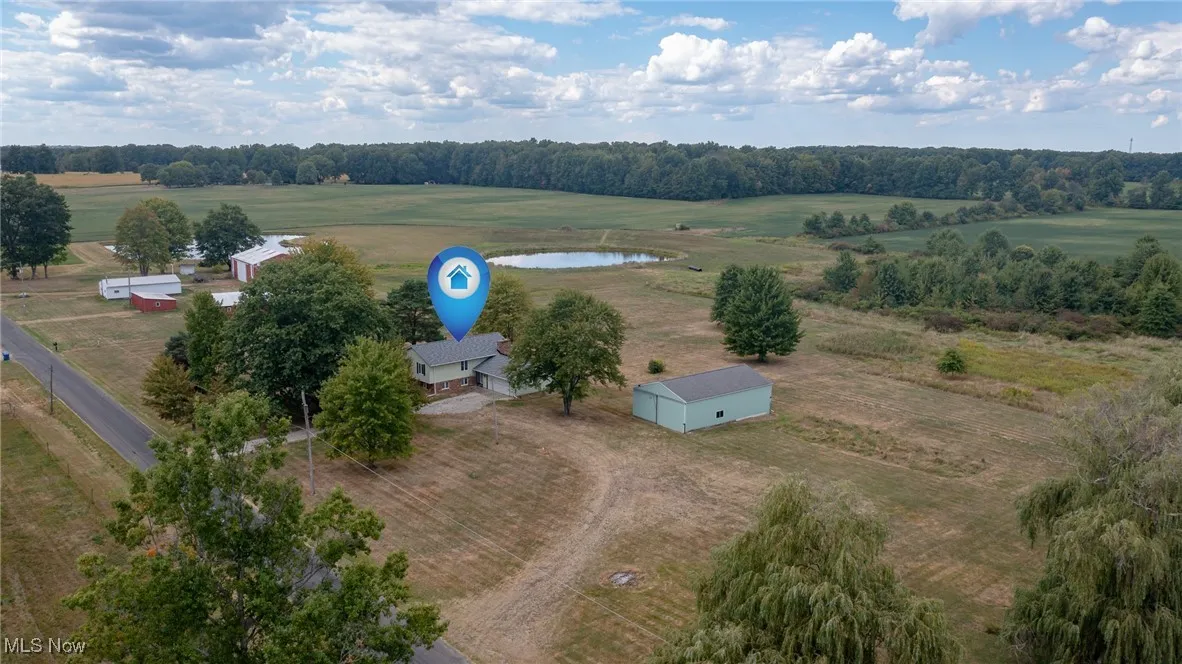 Aerial view of from Giddings Rd.