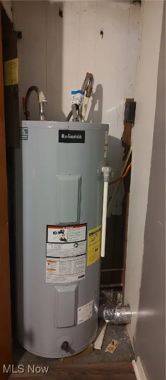 Utilities with electric water heater