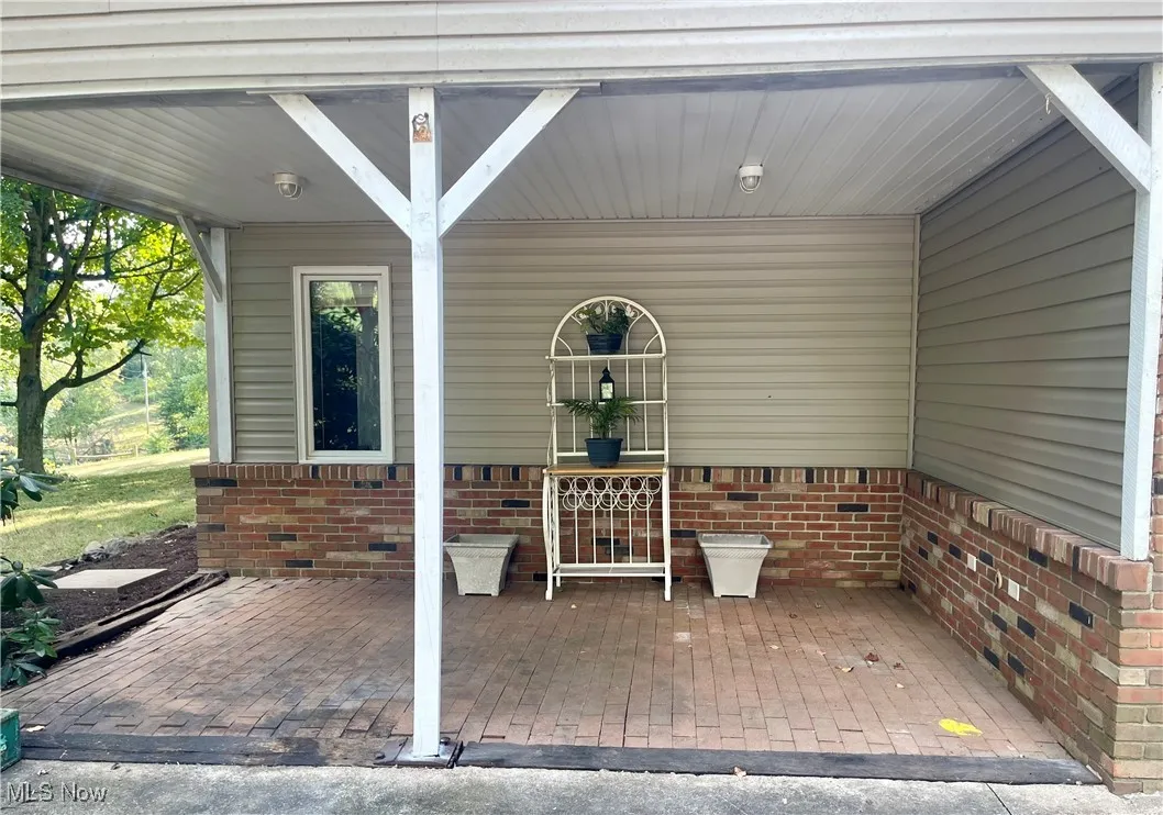 Covered patio