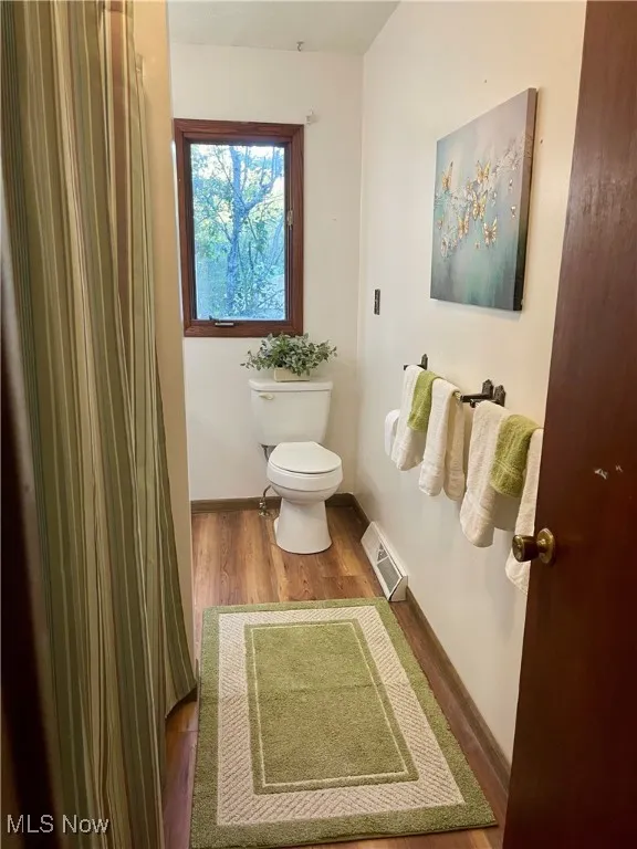 Full bath on the first floor