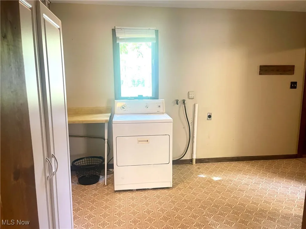 Laundry area.