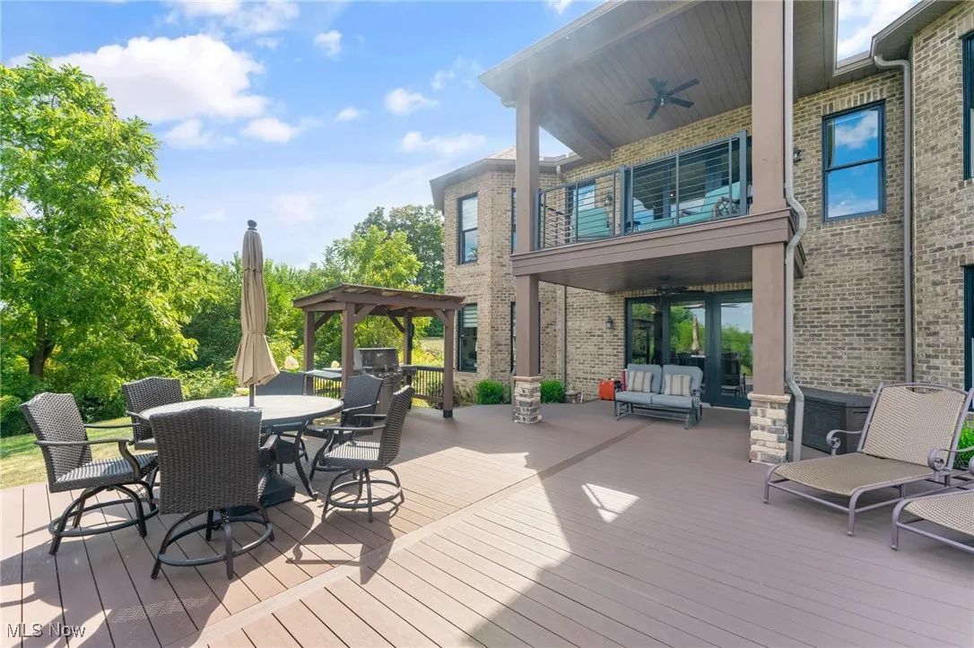 Covered grill area