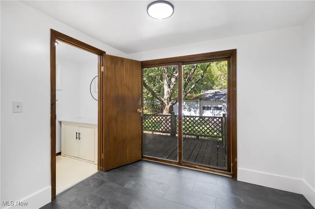 Spare room with baseboards