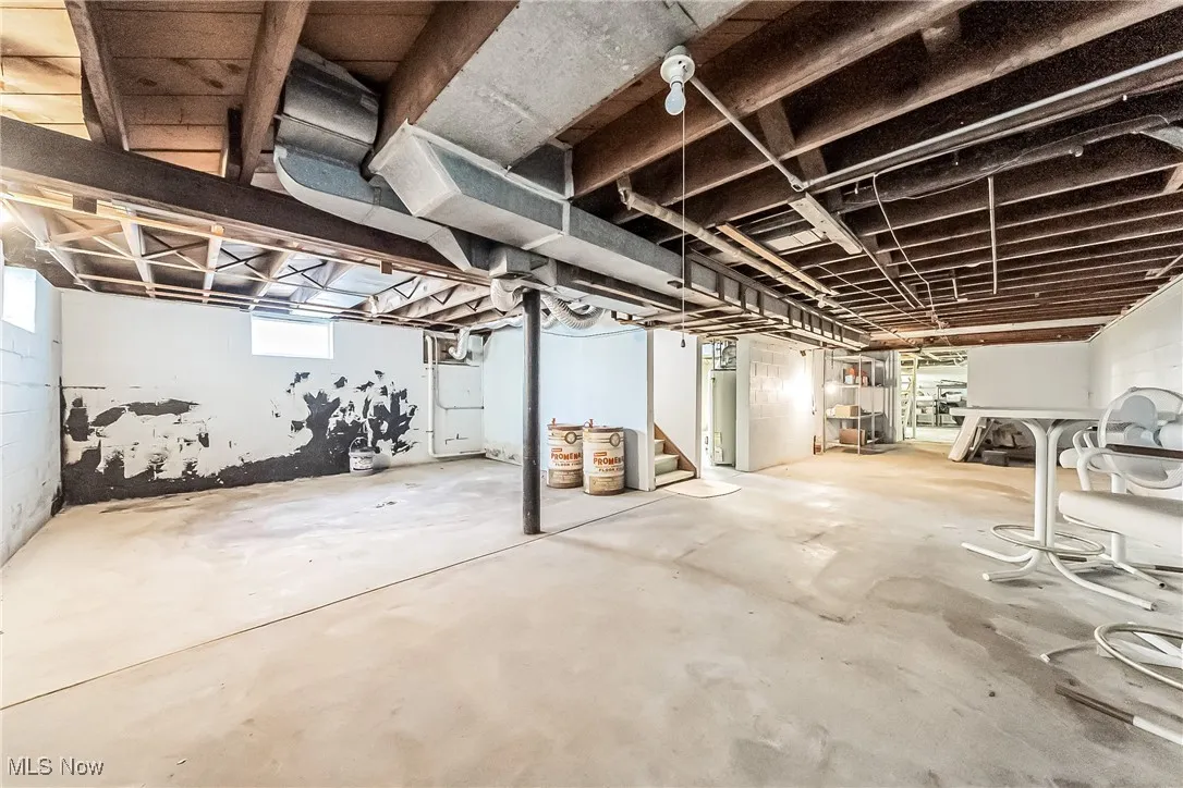 View of basement