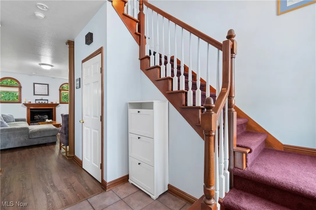 Staircase to second floor.