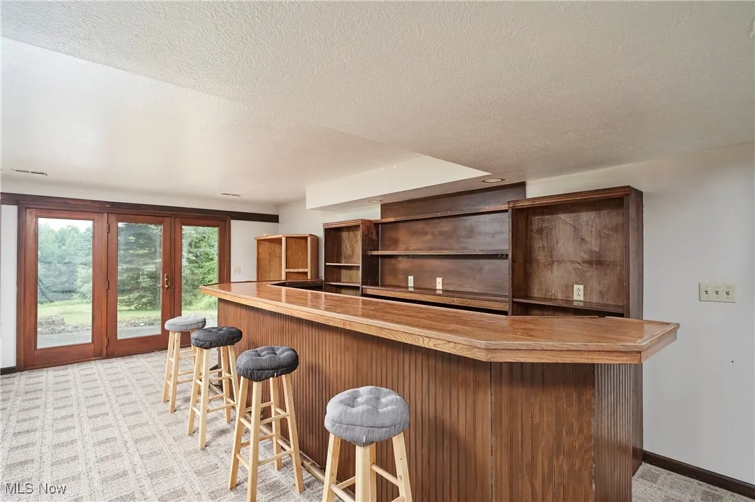 Basement bar in Family Room with walk out.