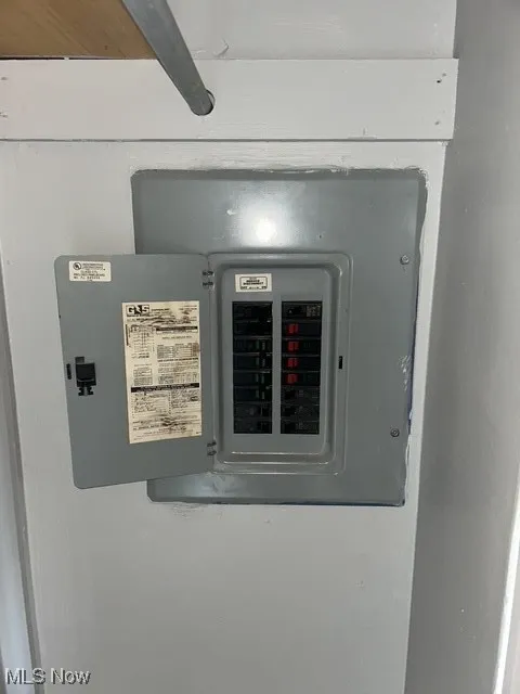 Utility room featuring electric panel