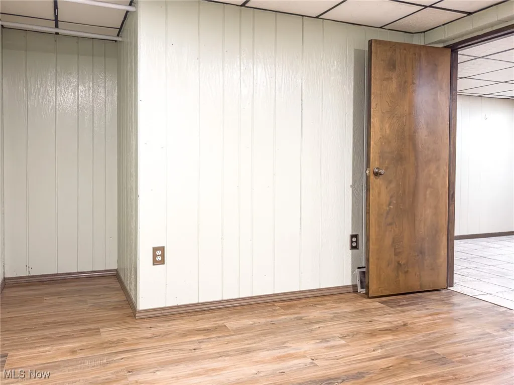 Bedroom in basement