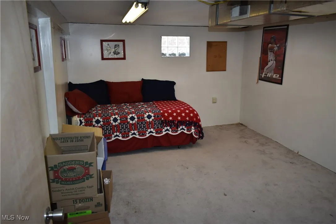 Bedroom featuring carpet flooring