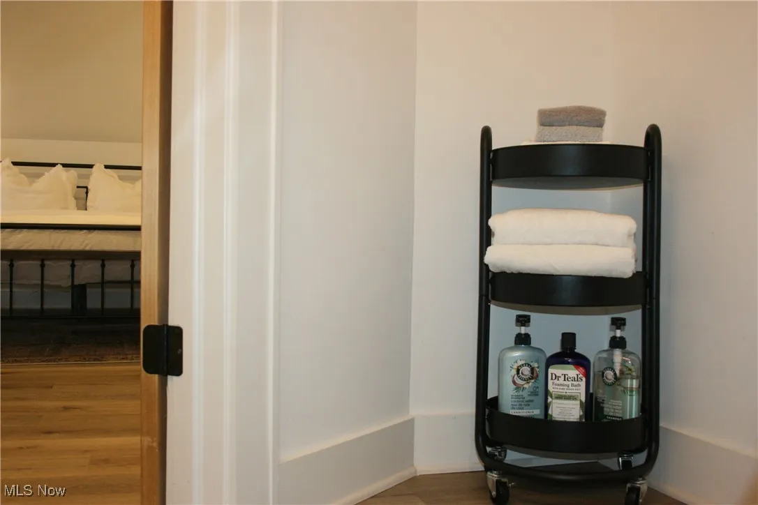 Detailed view of wood finished floors