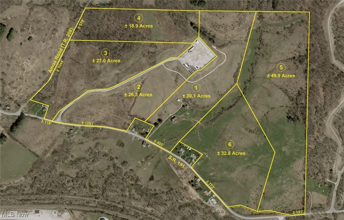 Map of property location with property boundaries highlighted