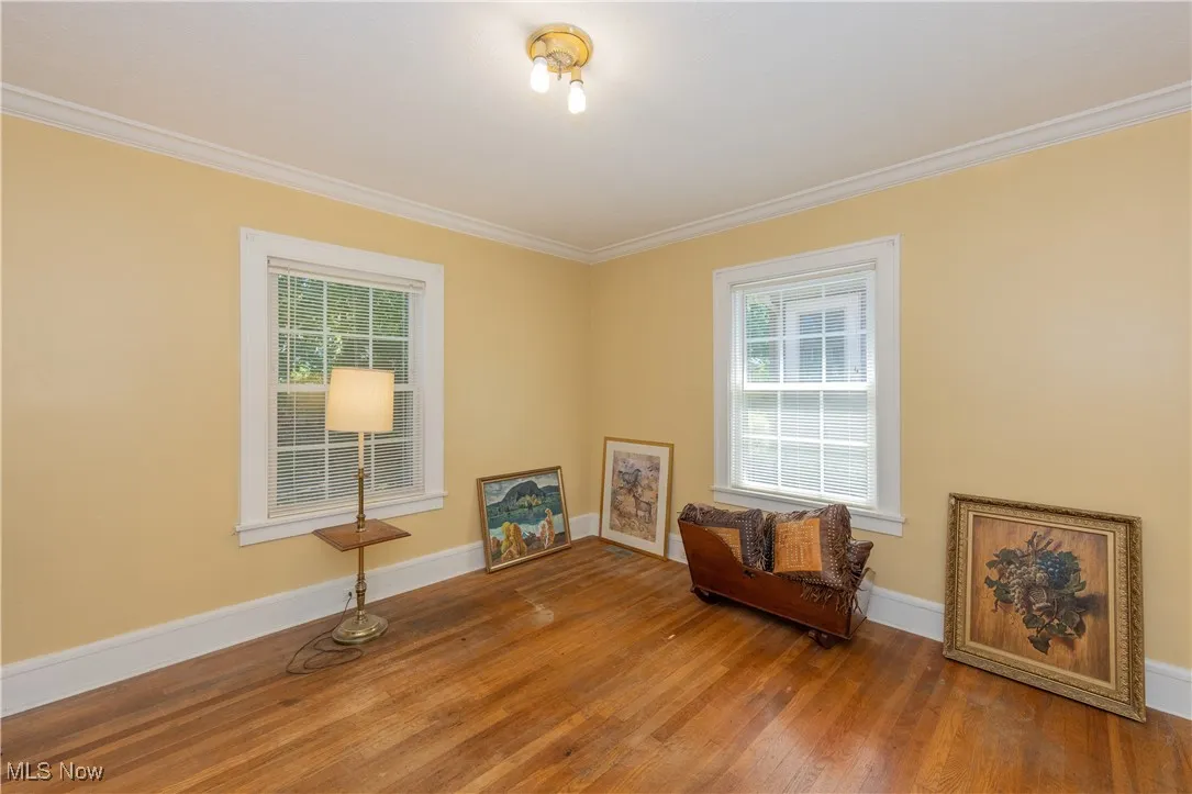 1 of 2 bedrooms on first floor.