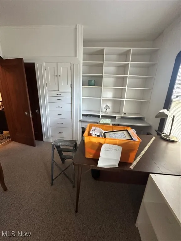 View of carpeted office