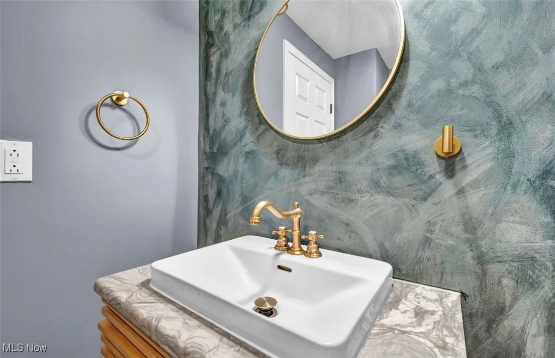 Bathroom featuring a sink