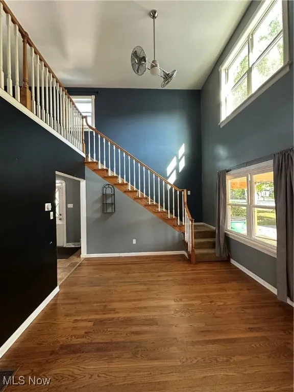 Straight shot from where the living room/dining areas meet.