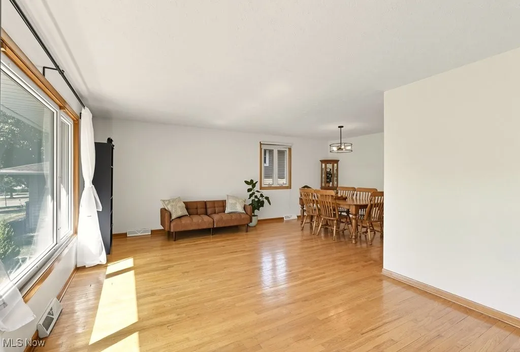 Living Room with hardwood floors