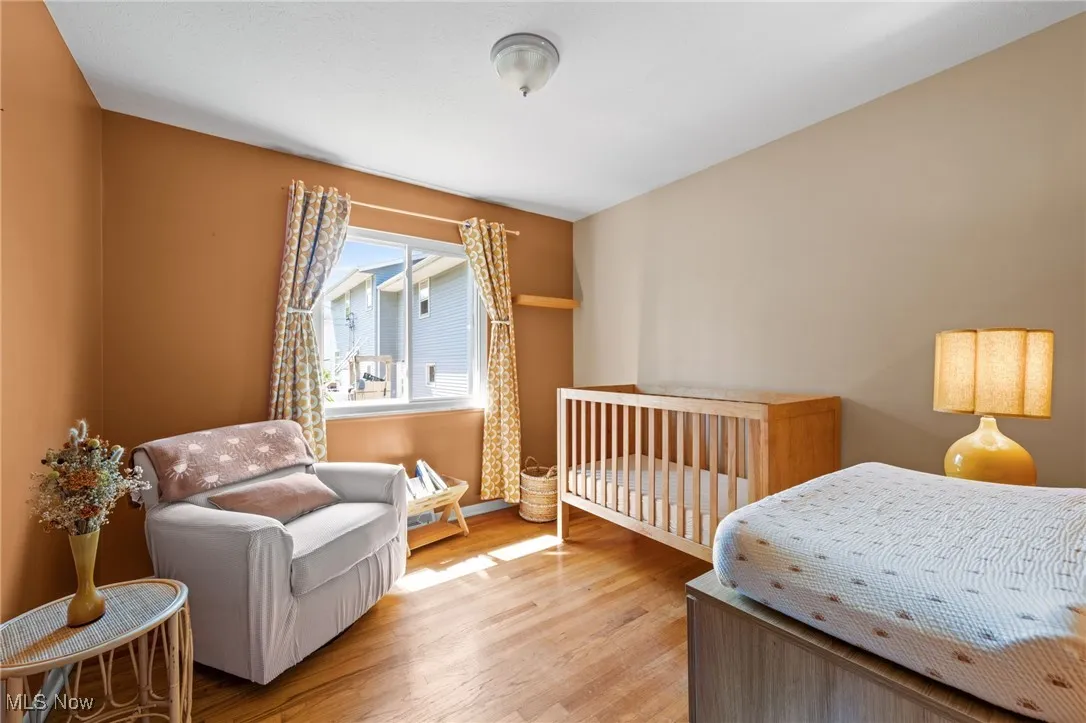 Bedroom featuring wood finished floors