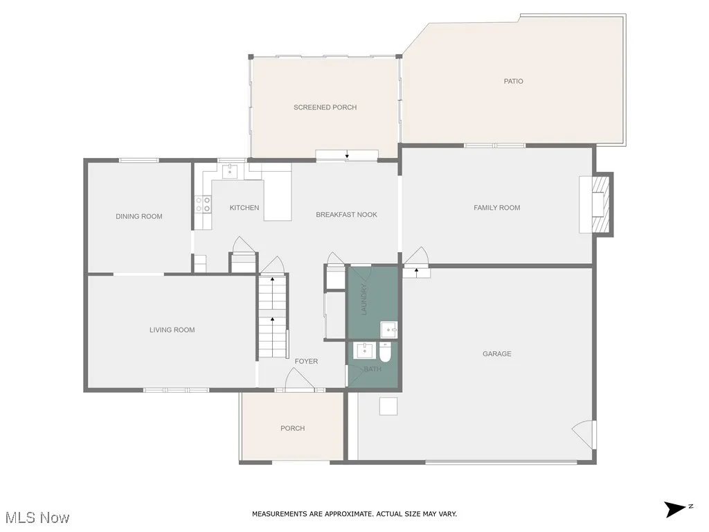 View of home floor plan
