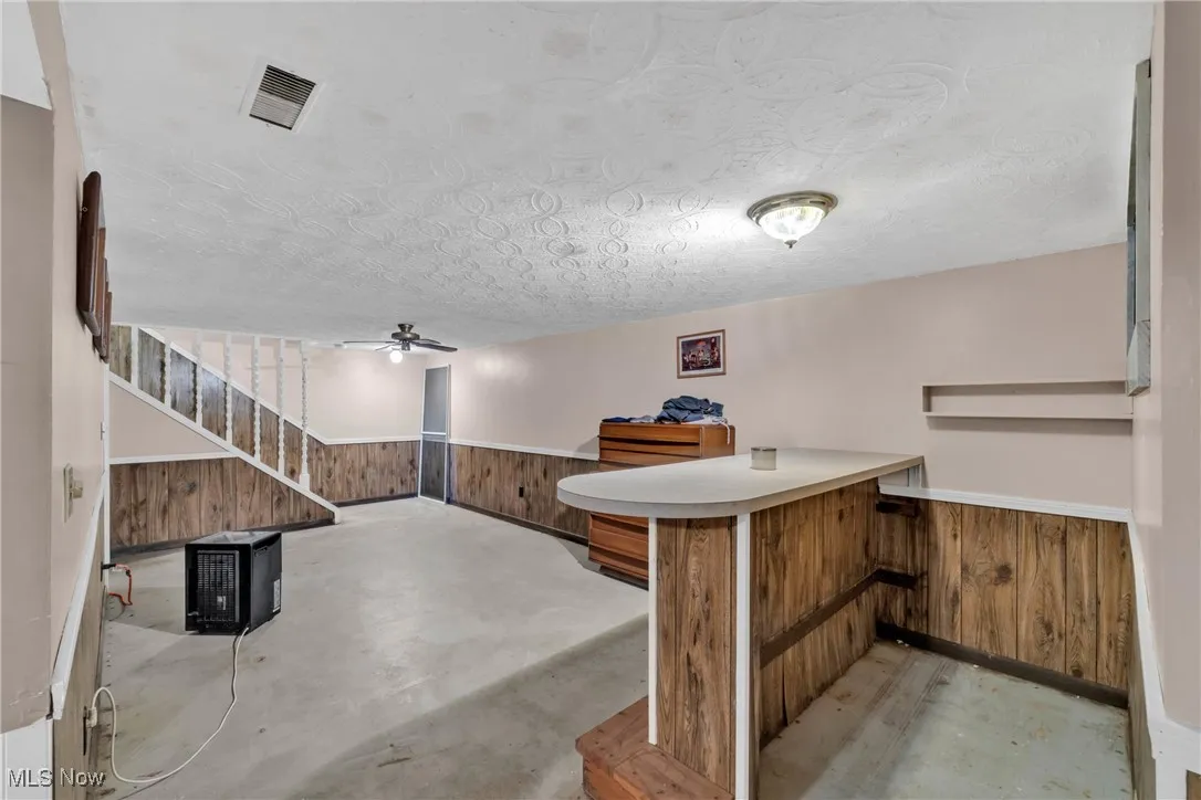 Bar area in the Rec room