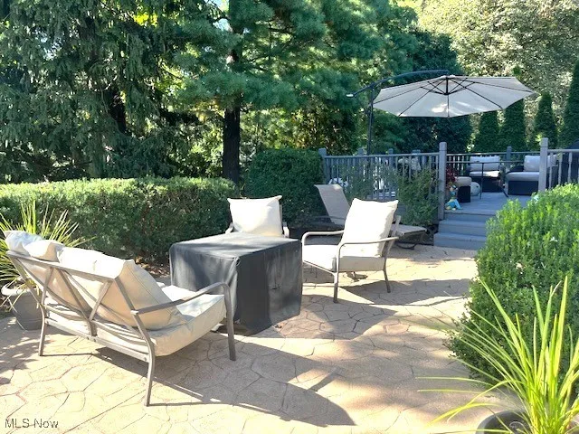 View of patio