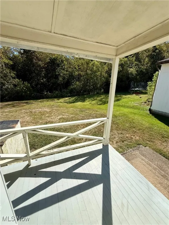 Back porch off of kitchen